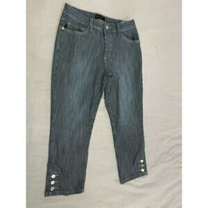 🫐🫐🫐 LEE MODERN SERIES MIDRISE FIT WOMENS JEANS CAPRIS PANTS SIZE 6 🫐🫐🫐